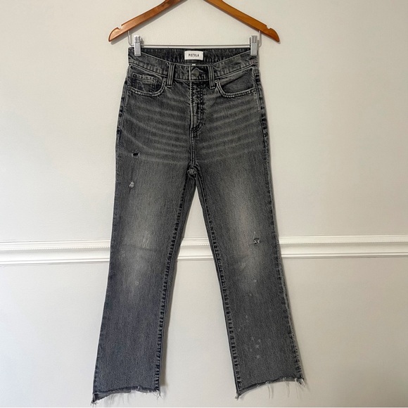 Pistola • ally high rise vintage jeans in earl grey vintage sz 24 - Picture 6 of 13